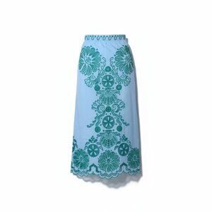 Farm Rio Richelieu Embroidered Skirt XL NWT Tuckernuck Exclusive